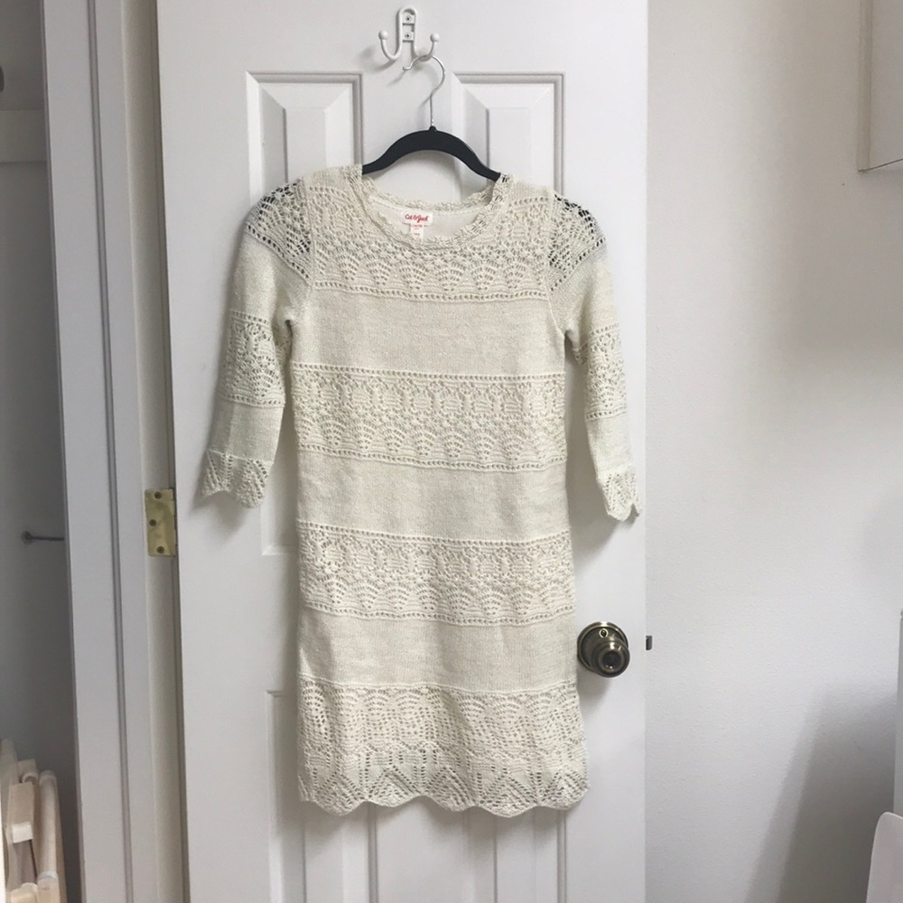 Cream/Off white Cat and Jack Dress